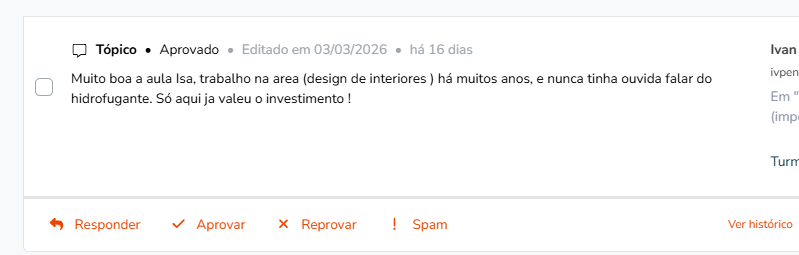 Depoimento de cliente